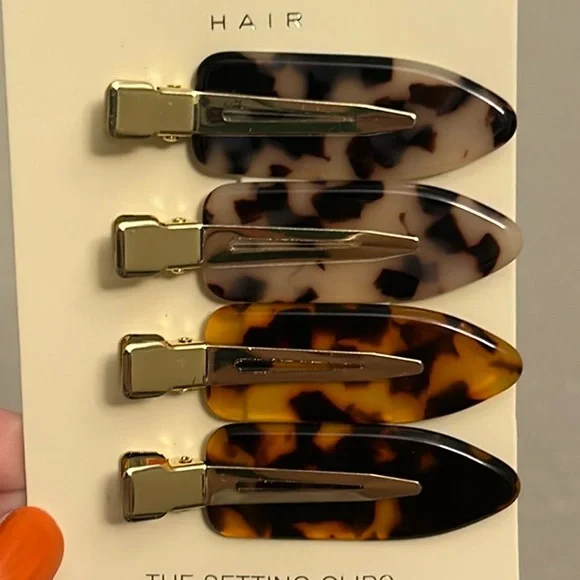Kristiness Hair Setting Makeup Clips set of 4 NWOT - Picture 4 of 6